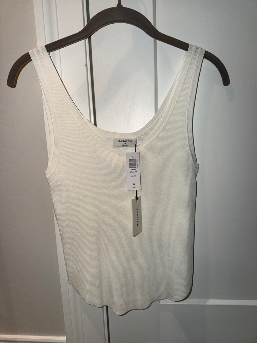 Babaton Ribbed Scoop Tank Top